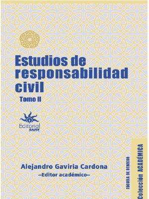 cover image of Estudios de responsabilidad civil